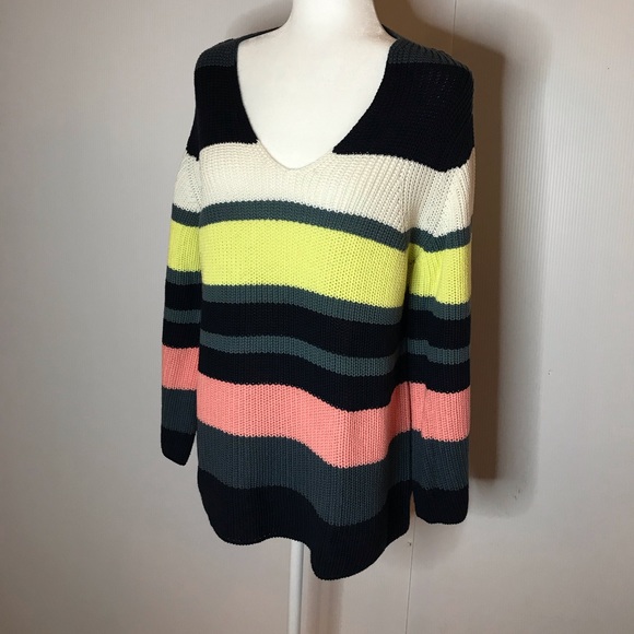 New Ann Taylor Colorful Striped Warm Sweater - S/M - Picture 4 of 16